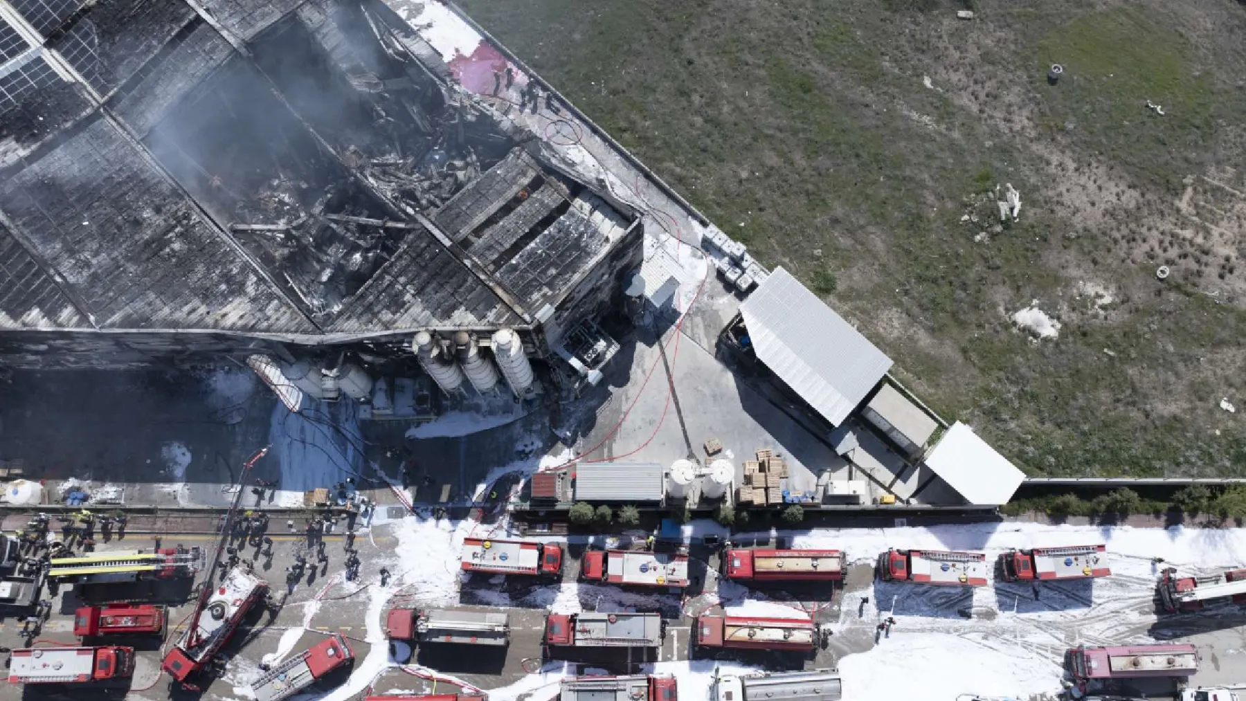 Ankara’da boya fabrikasında yangın
