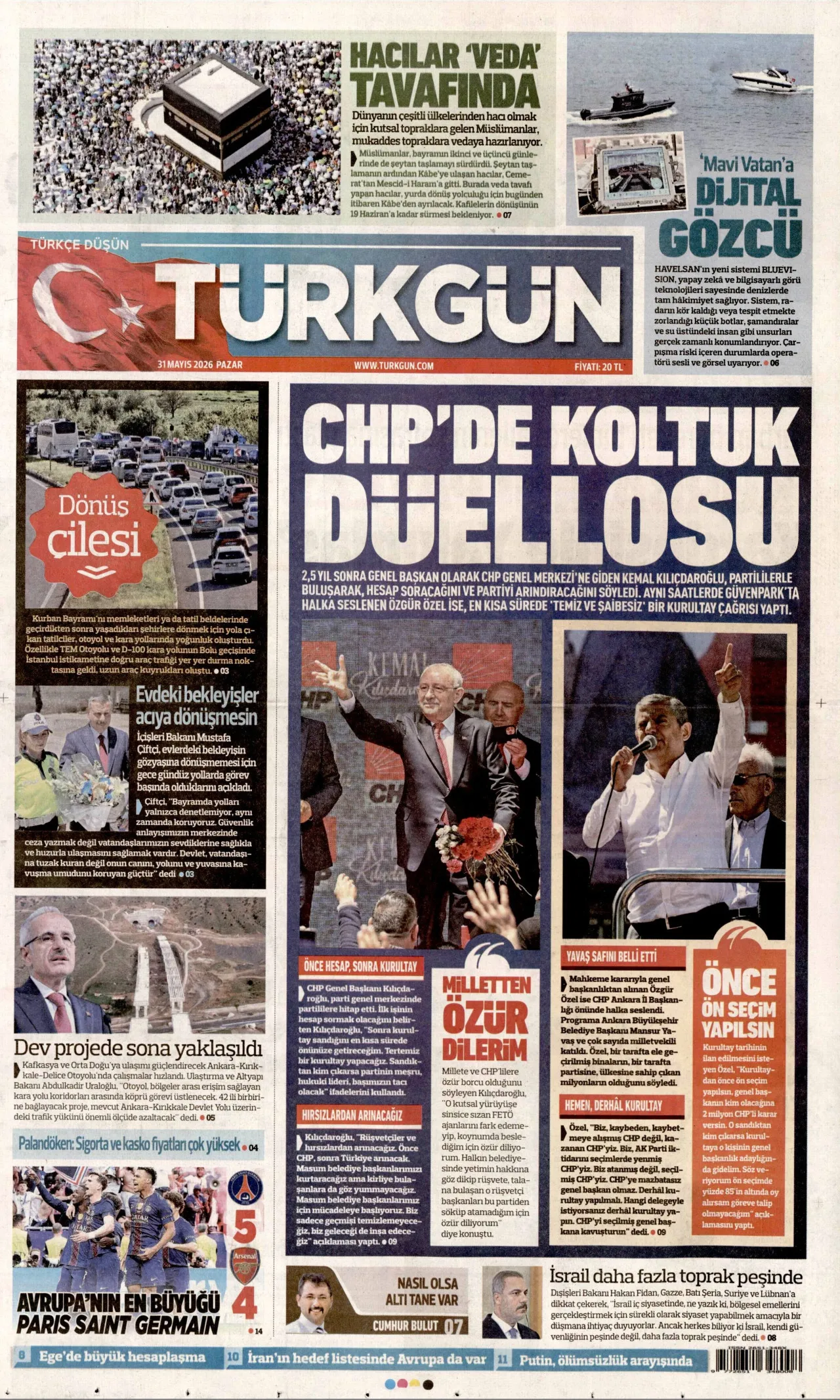 <p>T&uuml;rkG&uuml;n: CHP'de koltuk d&uuml;ellosu&nbsp;</p>
