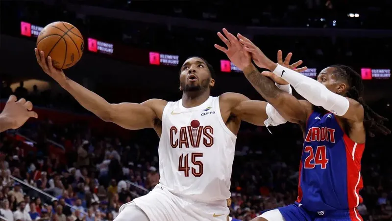 Cleveland Cavaliers konferans finalinde; Detroit Pistons'ı ezdi geçti