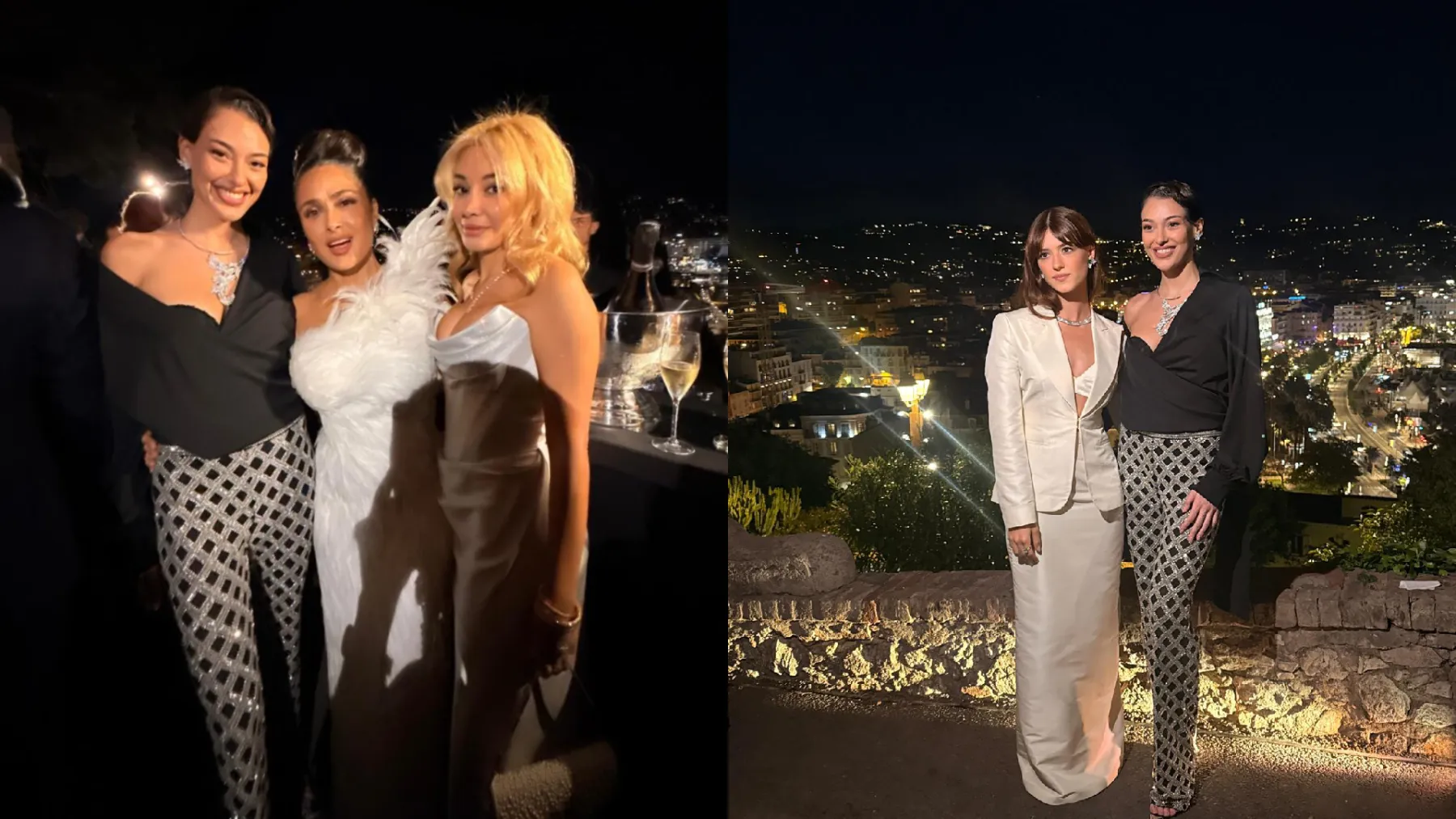 Dilan Çiçek Deniz, Cannes'daki davette sinema dünyasından isimlerle bir arada