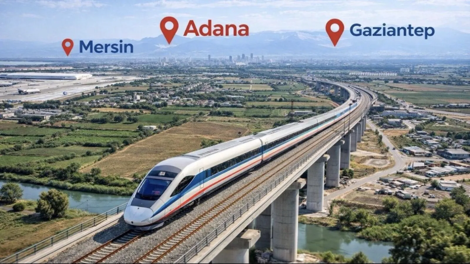 Mersin, Adana, Osmaniye ve Gaziantep'i birbirine bağlayacak hızlı tren projesi: Bitiş tarihi açıklandı