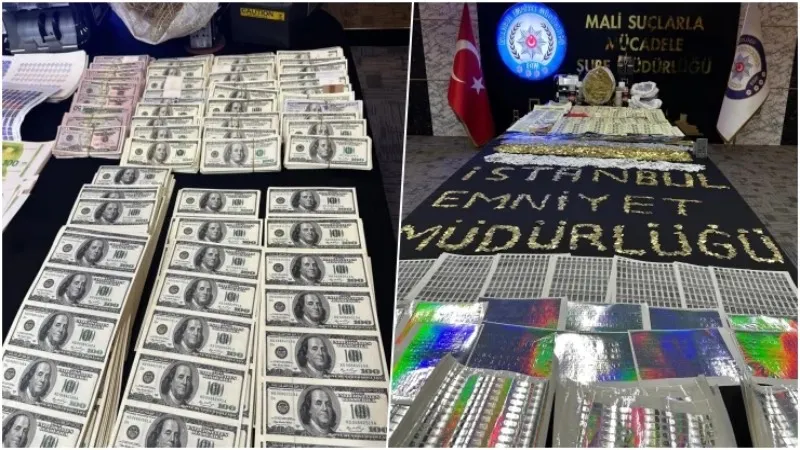 İstanbul'da sahte 21 kilo altın ve 660 bin dolar bulundu: İki kişi gözaltına alındı
