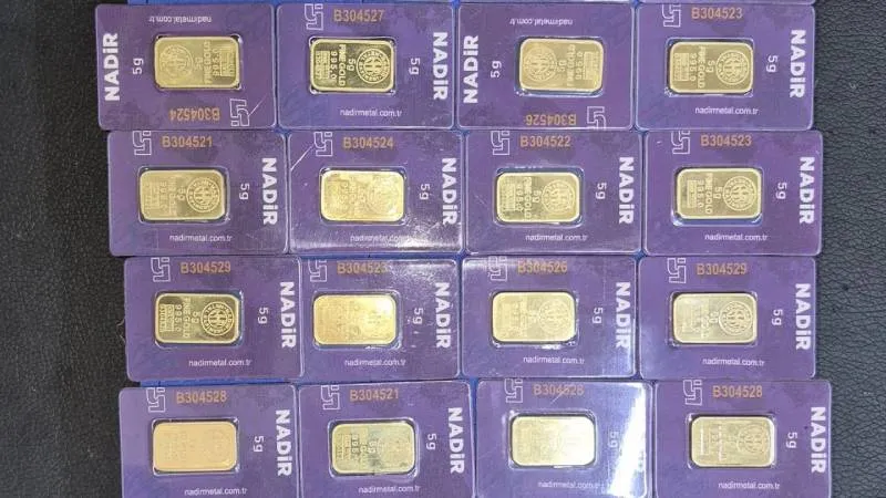 Zeytinburnu'nda 28 milyon TL değerinde sahte altın ele geçirildi