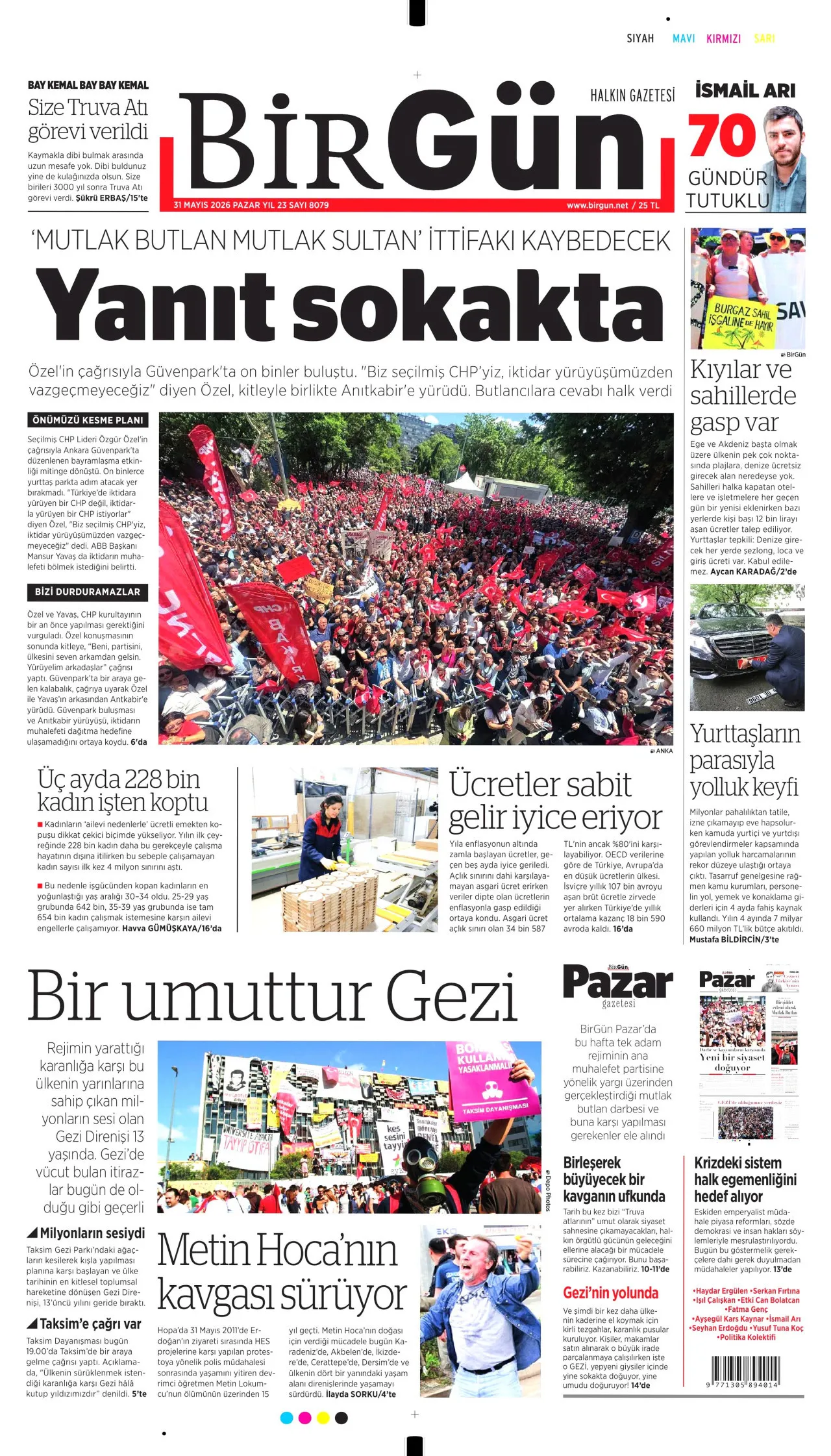 <p>BirG&uuml;n: Yanıt sokakta</p>