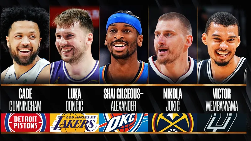 NBA'de sezonun en iyi beşi seçildi