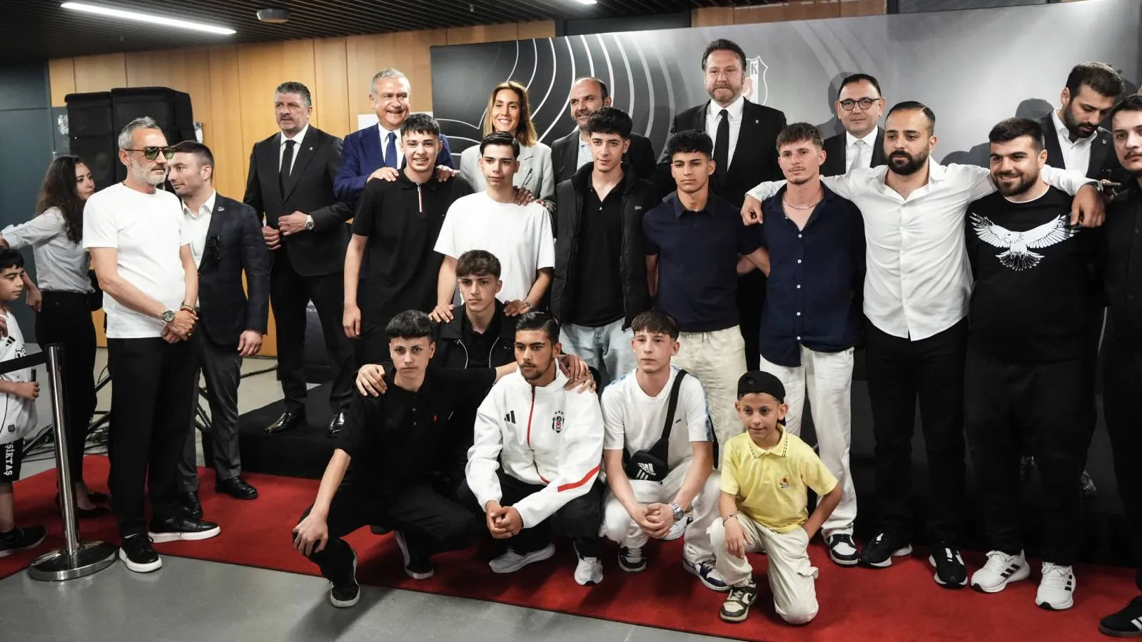 Beşiktaş'ta bayramlaşma töreni