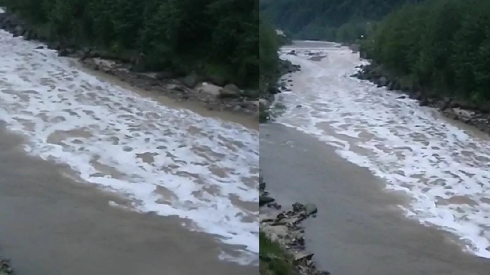 Rize'deki HES projeleri, madencilik faaliyetleri dereleri kirletti: Kalapotamaz'da köpük aktı!