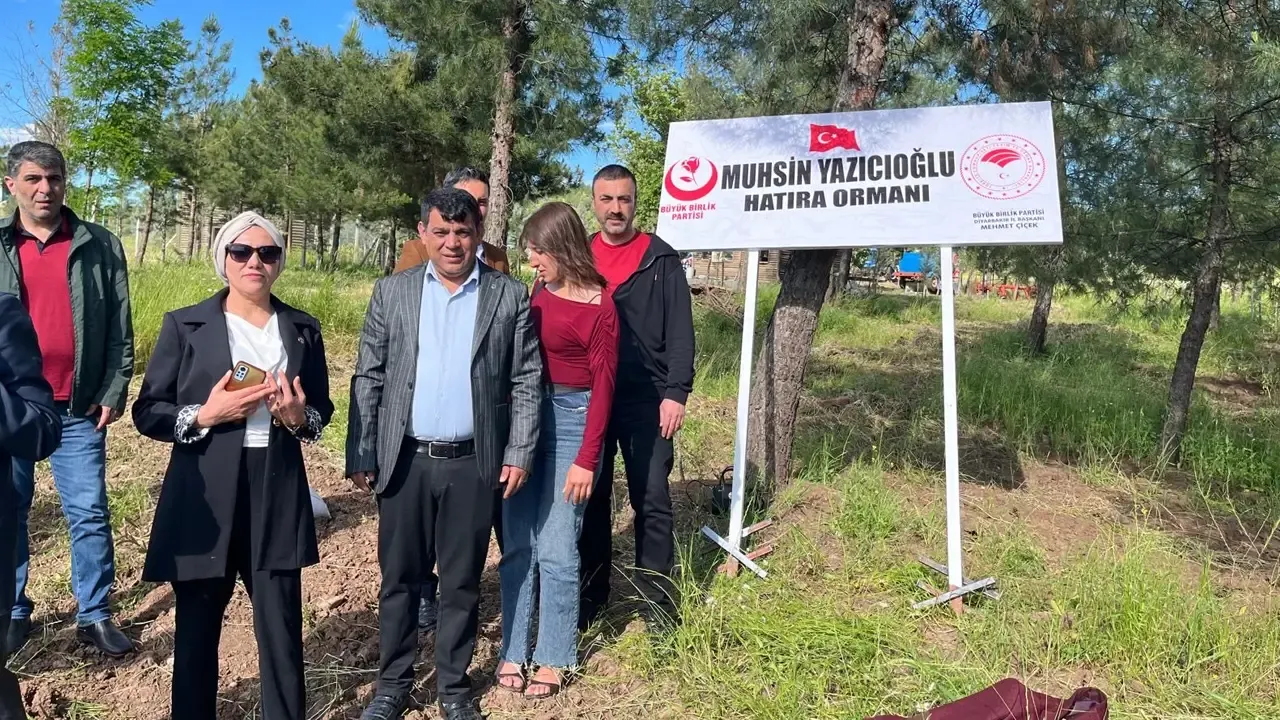 Muhsin Yazıcıoğlu anısına Diyarbakır’da hatıra ormanı