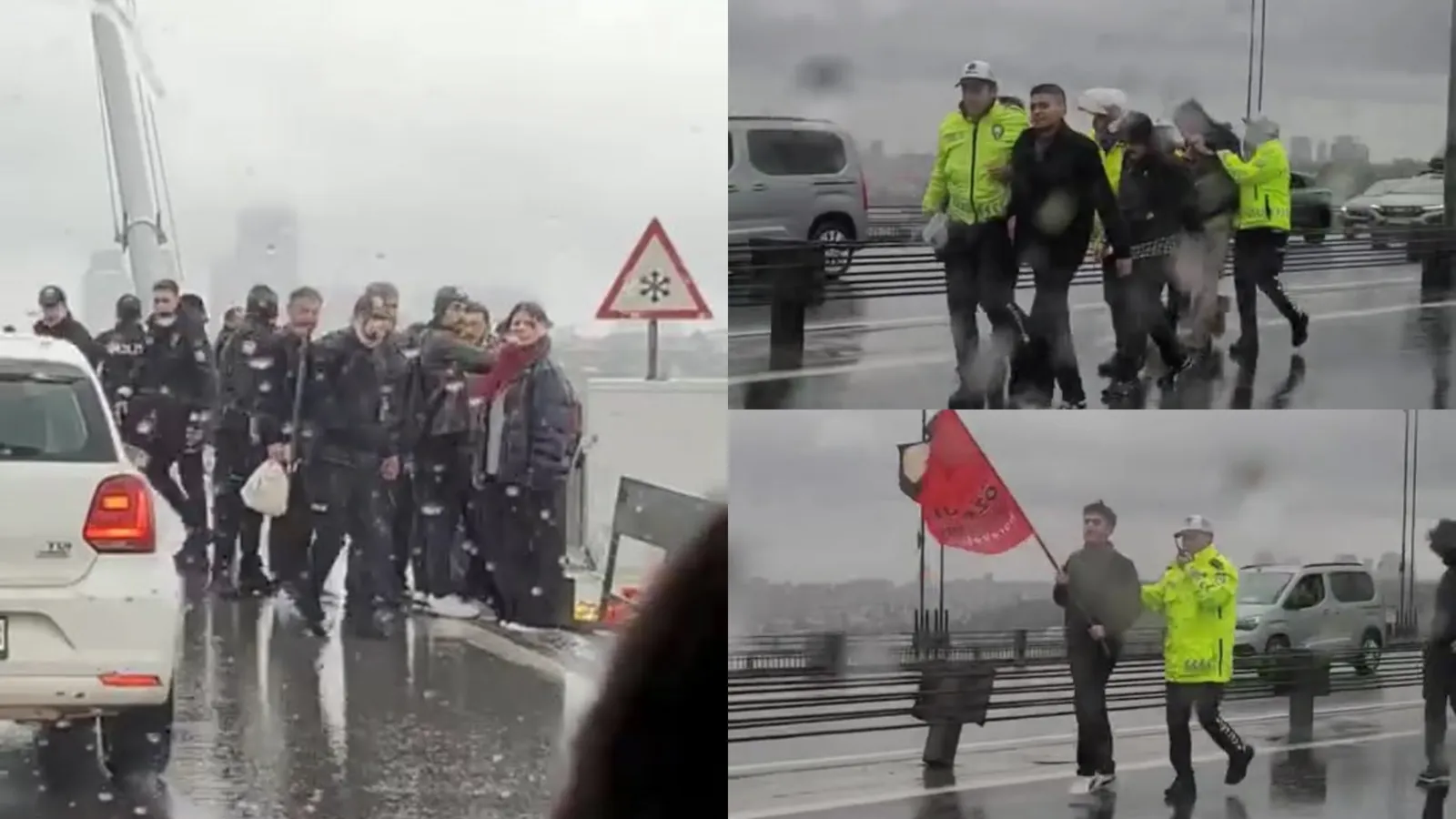 15 Temmuz Şehitler Köprüsü'nde 1 Mayıs gözaltısı!