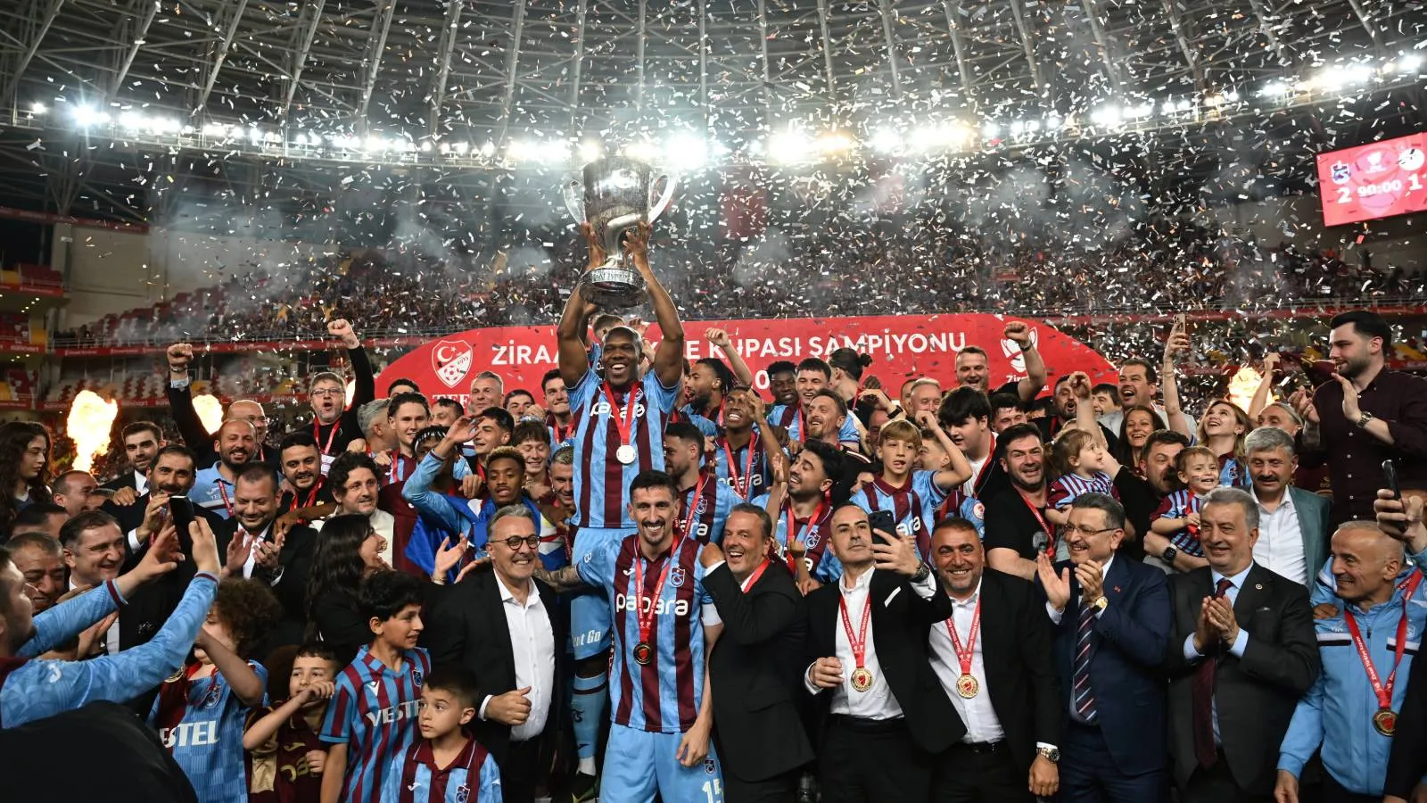 Trabzonspor, Ziraat Türkiye Kupası'nda 10. kez şampiyon!