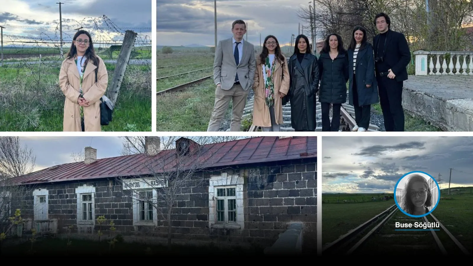 Türk gazeteciler, Türkiye-Ermenistan sınırının sıfır noktasında; Kars-Gümrü Demiryolu açılırsa herkes yararlanacak!