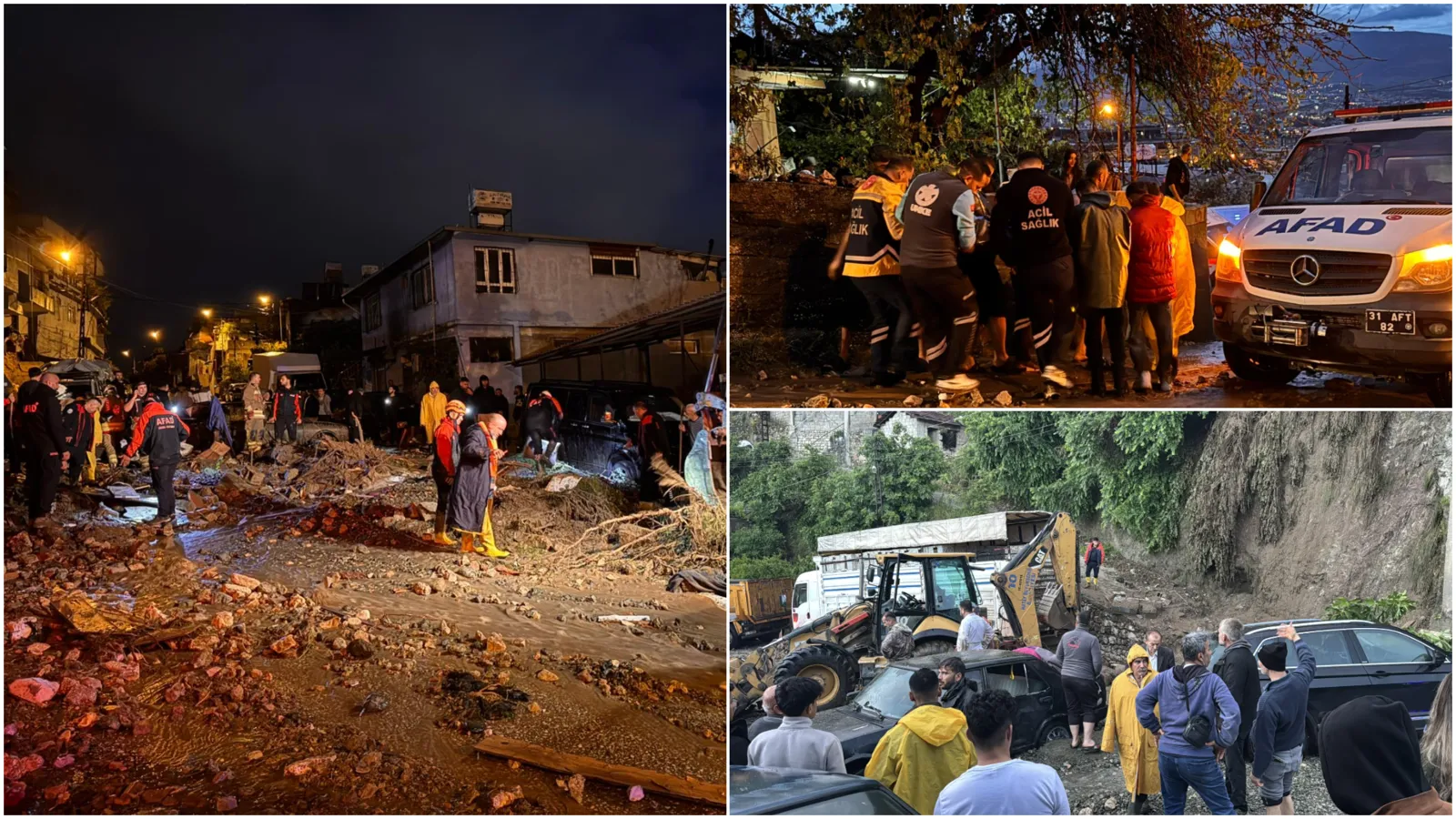 Hatay’da sağanak faciası: Yamaçtaki ev çöktü, 1 kişi hayatını kaybetti