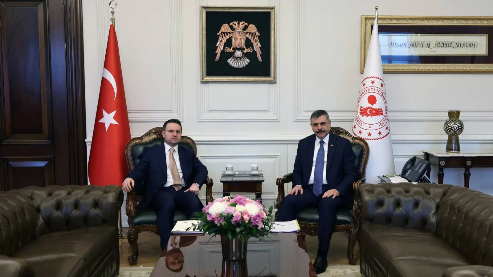 Bakan olduktan sonra ilk kez bir araya gelen Akın Gürlek ve Mustafa Çiftçi'nin gündemi: "Dolandırıcılıkla Mücadele Merkezi” projesi