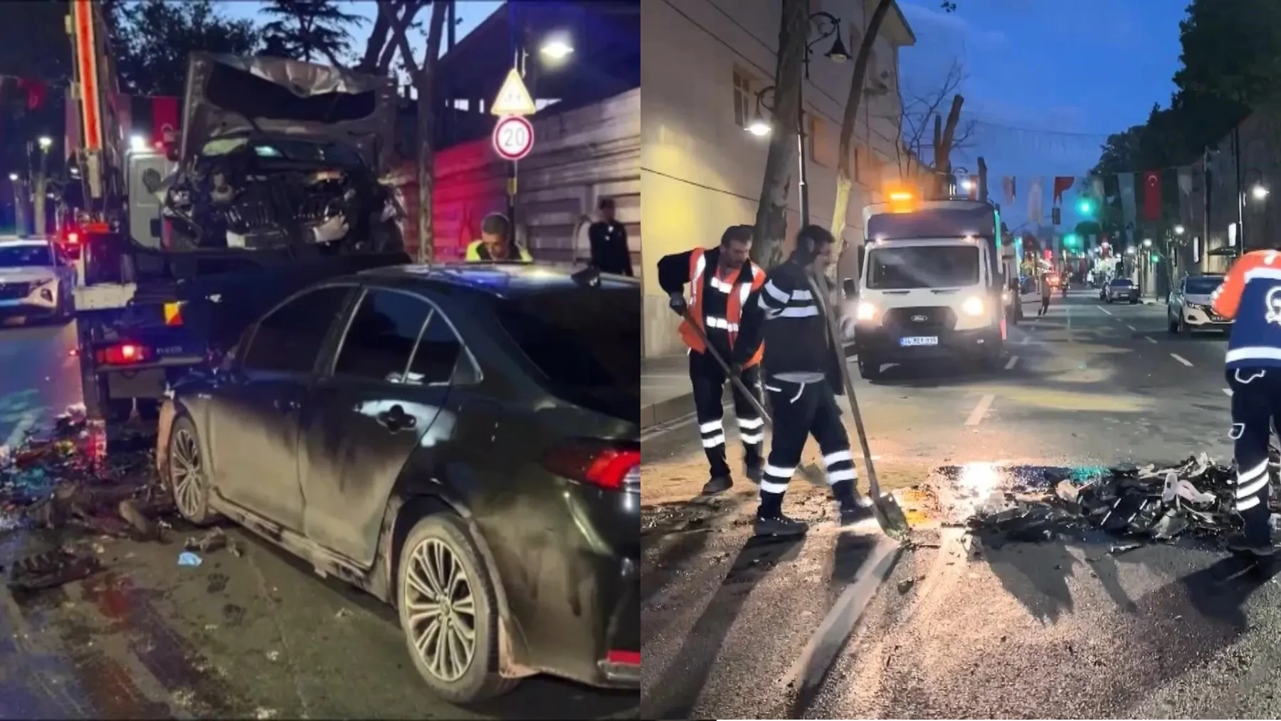 Beşiktaş'ta iki otomobilin çarpıştığı kazada yaralanan üniversite öğrencisi hayatını kaybetti