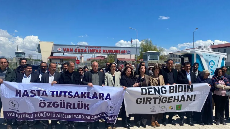 DEM Parti'den cezaevindeki Hakkari Belediye Eş Başkanı Akış'a ziyaret: Bizler bu kararları barış sürecini sabote eden kararlar olarak görüyoruz