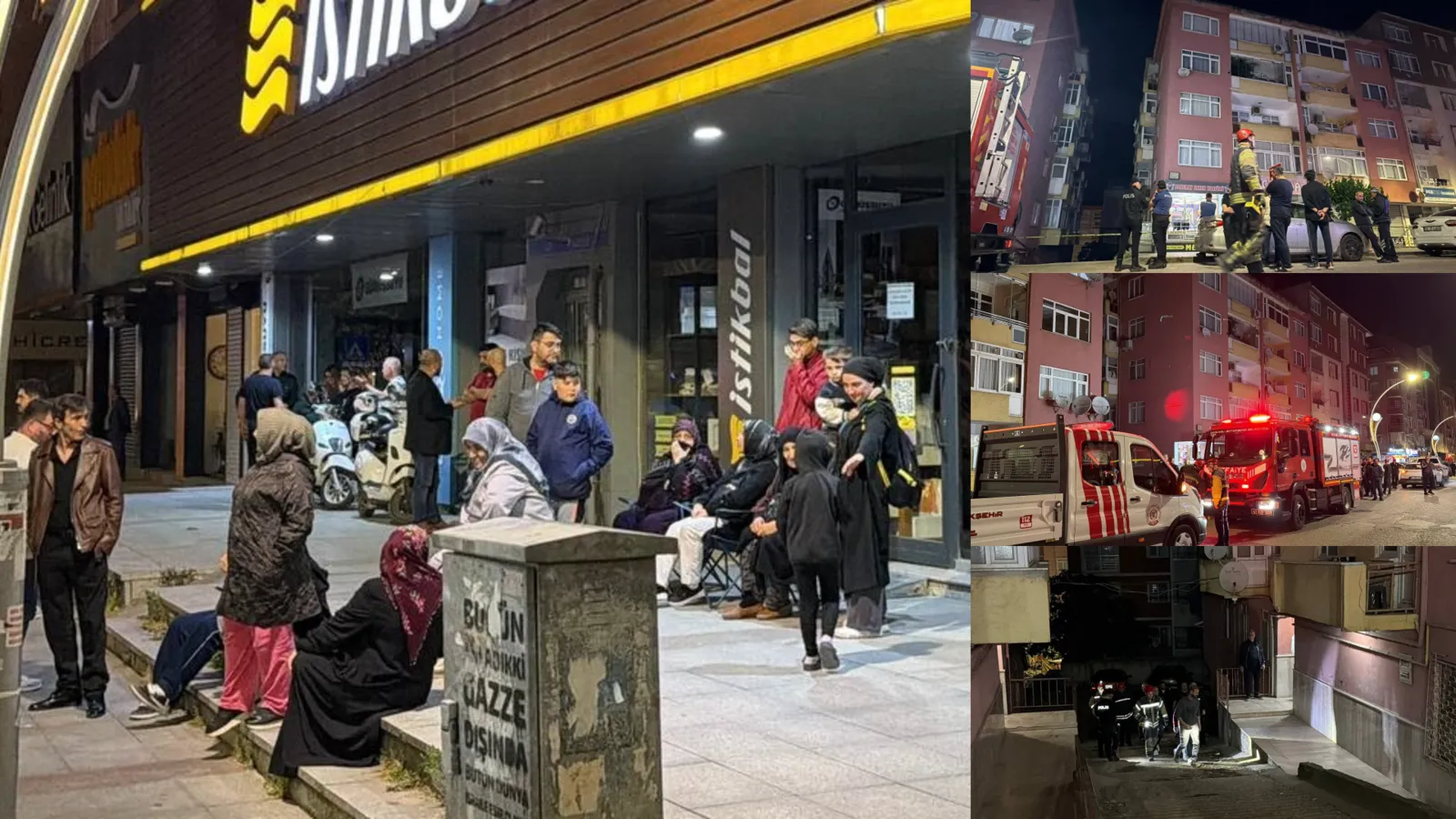 Bayramda evlerinden oldular: Kolonlardan ses geldi, 7 katlı bina, tedbiren boşaltıldı