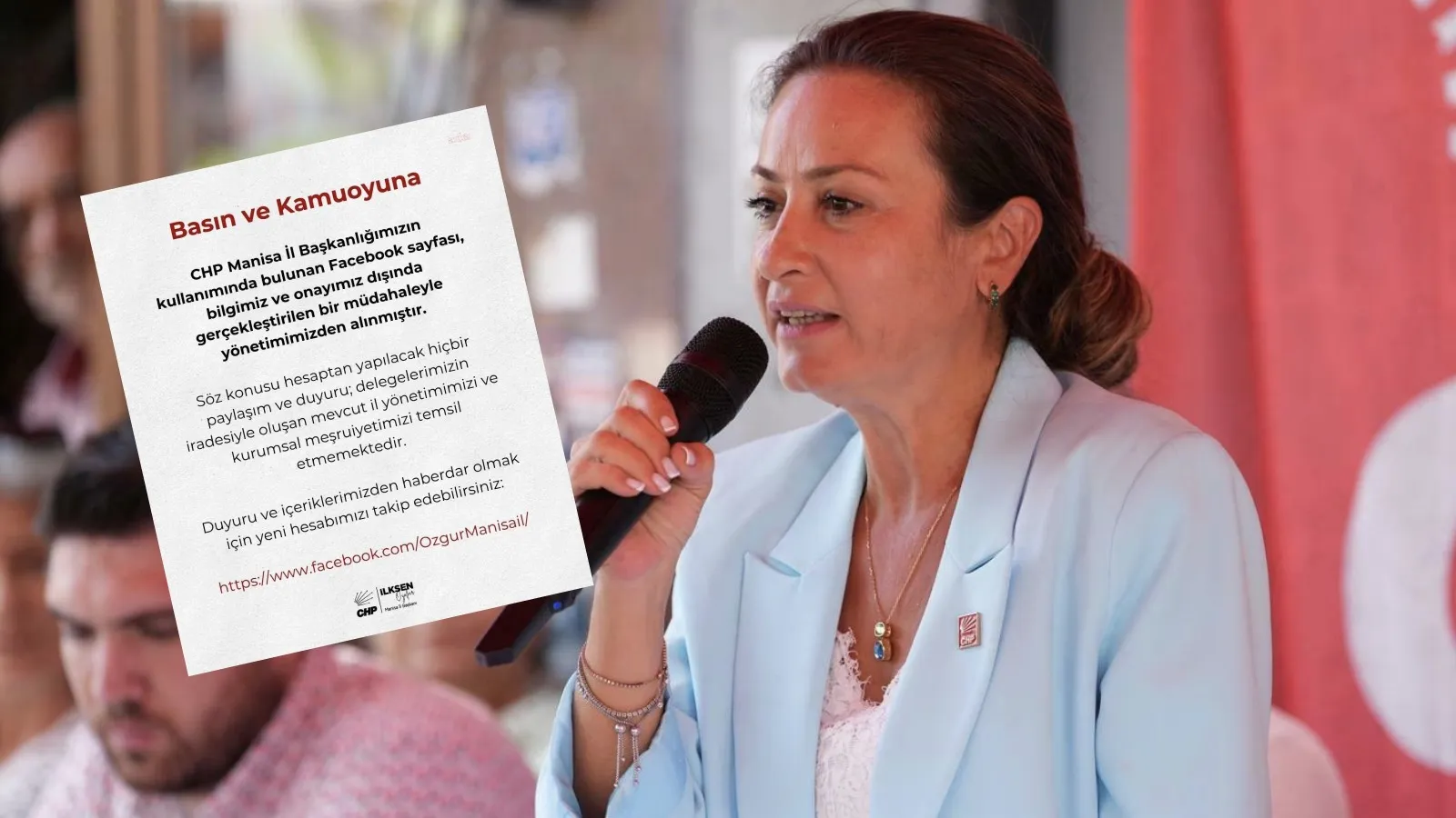 CHP Manisa İl Başkanı Özalper: İl Başkanlığımıza ait Facebook sayfası yönetimimizden alınmıştır