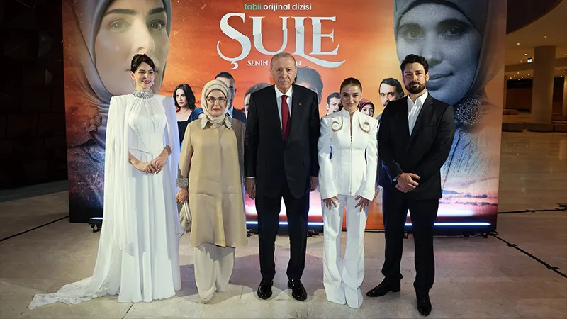 Cumhurbaşkanı Erdoğan, "Şule Senin Hikayen" dizisinin galasına katıldı
