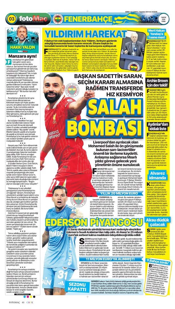 <p>spor manşetleri</p>