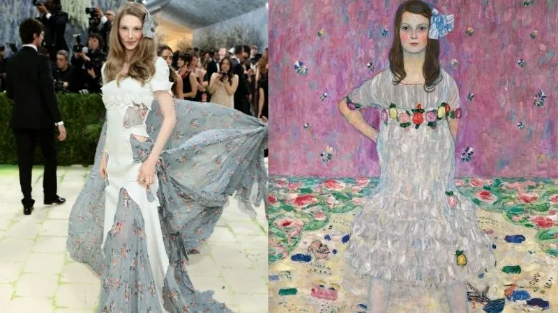 Van Gogh'un resimleri, Sabrina filminin şeritleri: İşte Met Gala'da sanat eserlerinden ilham alan kıyafetler!