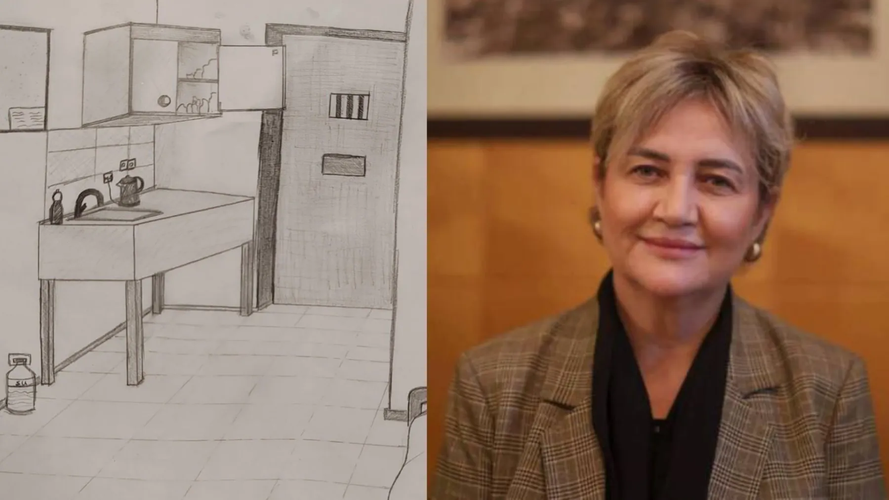 İBB soruşturmasında tutuklanan İpek Elif Atayman hücresini çizdi: Adalet elbet tecelli eder bir gün!