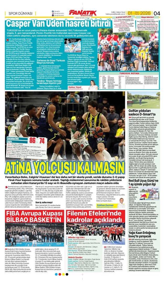 <p>spor manşetleri</p>