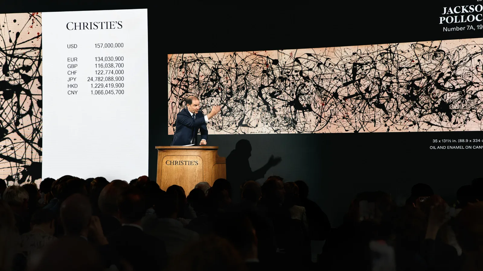 Christie's müzayede evinden rekor: Bir gecede 1,1 milyar dolarlık eser satıldı