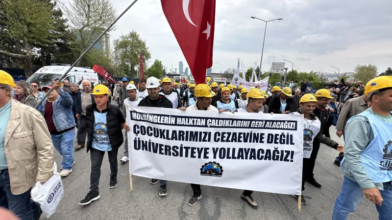 Doruk Madencilik işçileri, 1 Mayıs'ta meydanda: İlk defa kutluyoruz, hep çalışıyorduk; ikinci bayramımız oldu