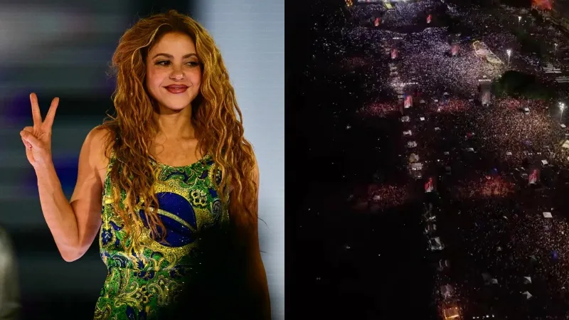 Rio'da Shakira rüzgârı esti: 2 milyon kişilik dev konser!