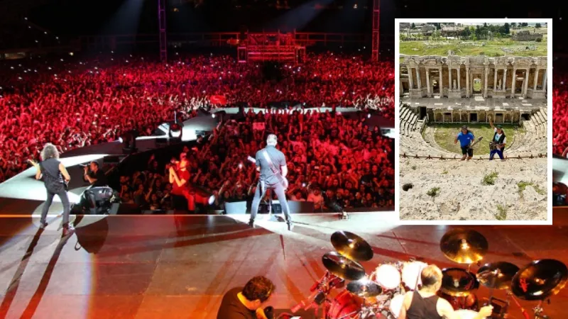 Metallica üyeleri Türkiye'de: İlham topluyoruz