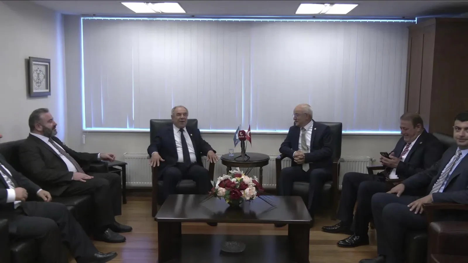 CHP Genel Merkez heyetinden DSP ve DYP'ye bayram ziyareti