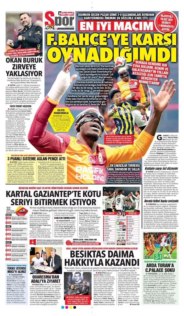 <p>spor manşetleri</p>