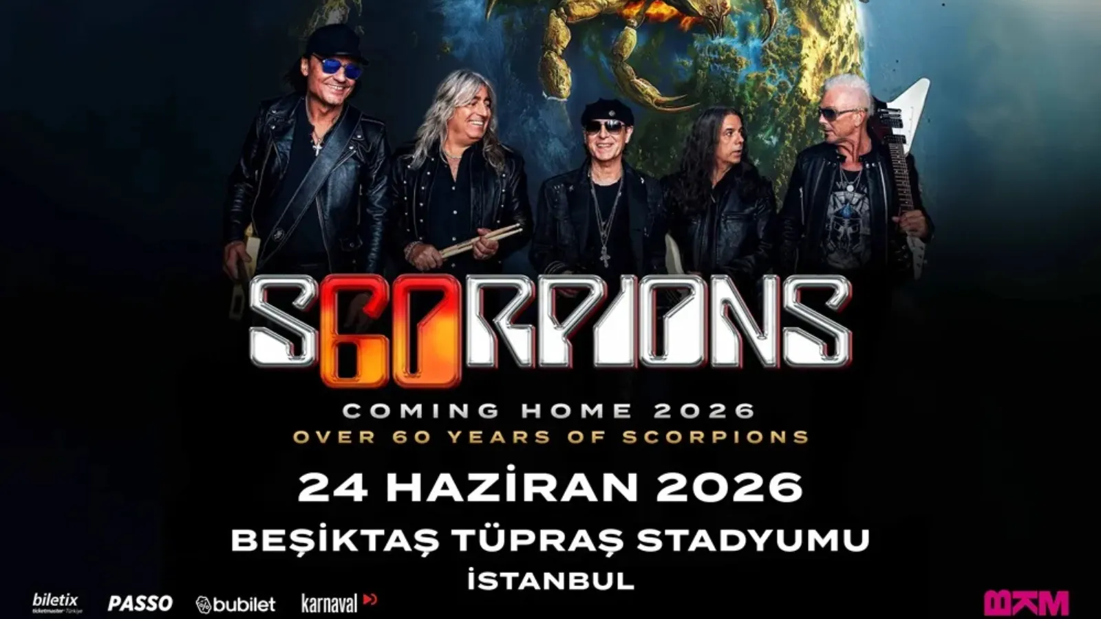 Dünya yıldızları bu yaz İstanbul'da: Scorpions'tan Ricky Martin'e dev konser takvimi