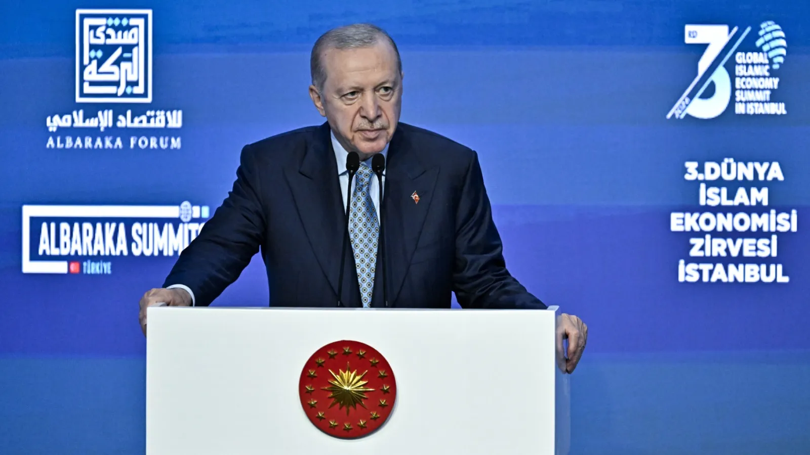 Erdoğan, Dünya İslam Ekonomi Zirvesi'nde duyurdu: Emlak Katılım halka arz edilecek; Ziraat, Vakıf ve Halk katılım bankaları birleşecek