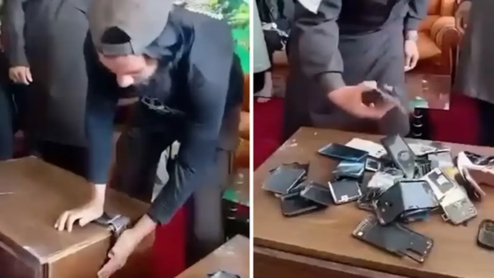 Taliban’dan akıllı telefon yasağı: Cihazların parçalandığı görüntüler yayımlandı!