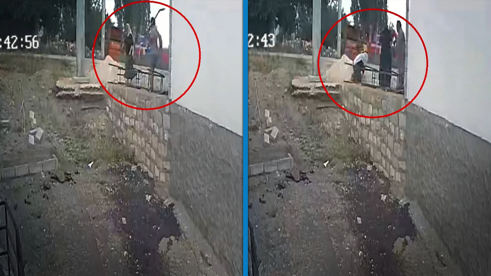 Engelli kızı için rampa isteyen kadına komşunun kürekli saldırısı kamerada; şüpheli tutuklandı