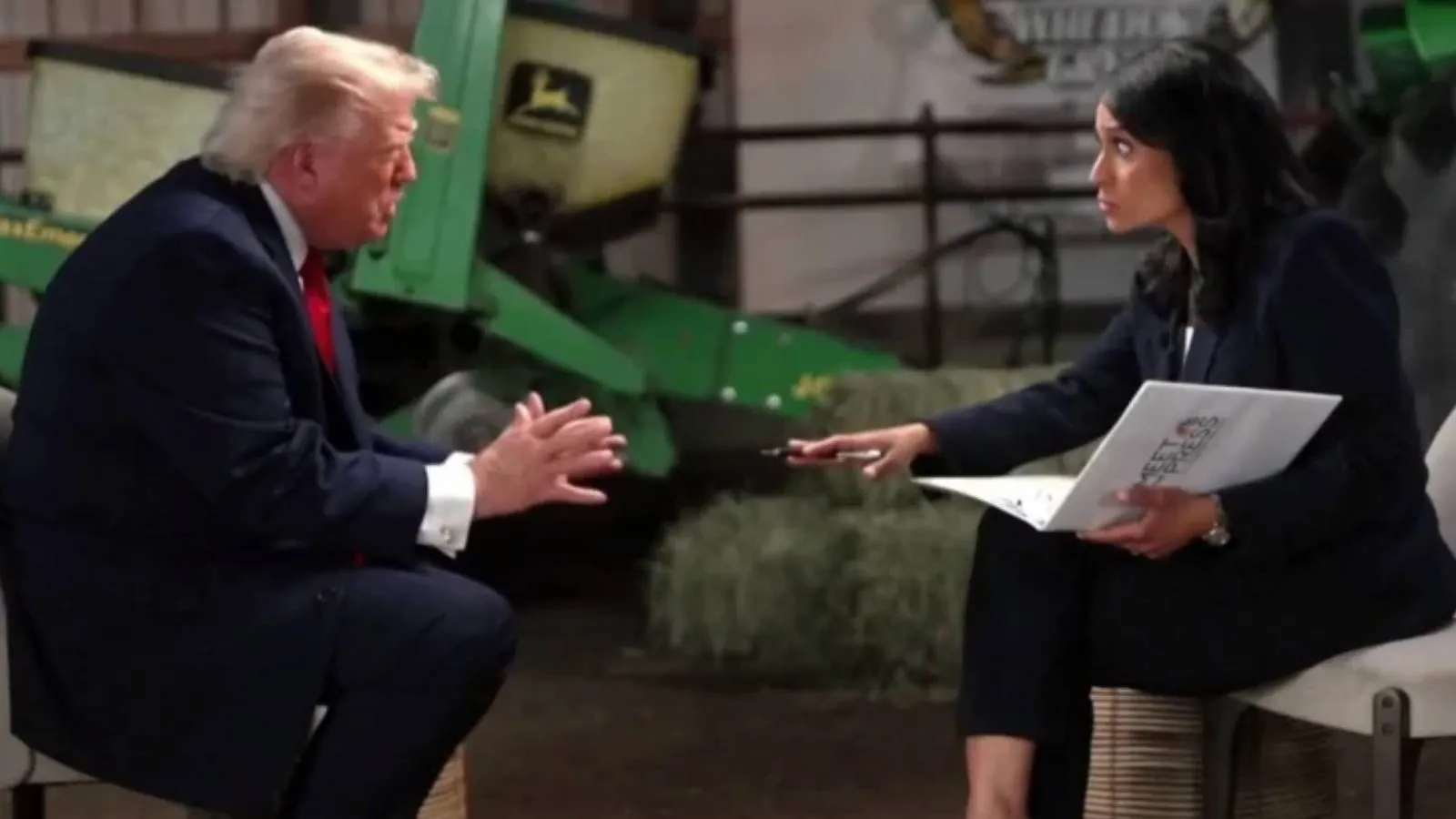 Trump'tan "seçimlerde hile olduğuna kanıtınız var mı" sorusu