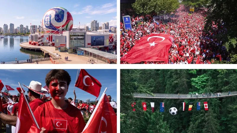 Buranın adı Vancouver ve burası Kırmızı-Beyaz