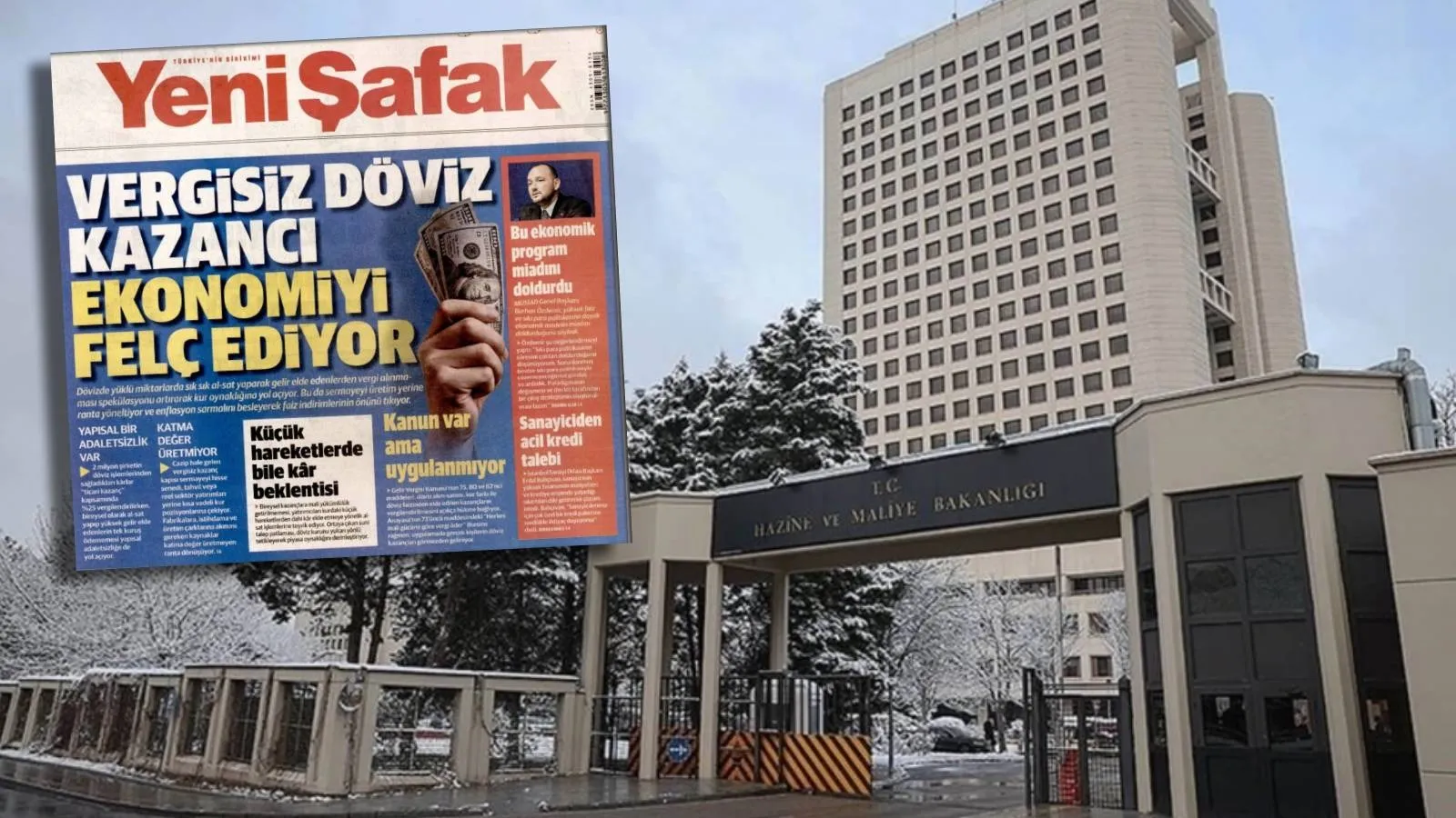 Yeni Şafak, ekonomi yönetiminin vergi politikalarını hedef aldı: Vergisiz döviz kazancı ekonomiyi felç ediyor