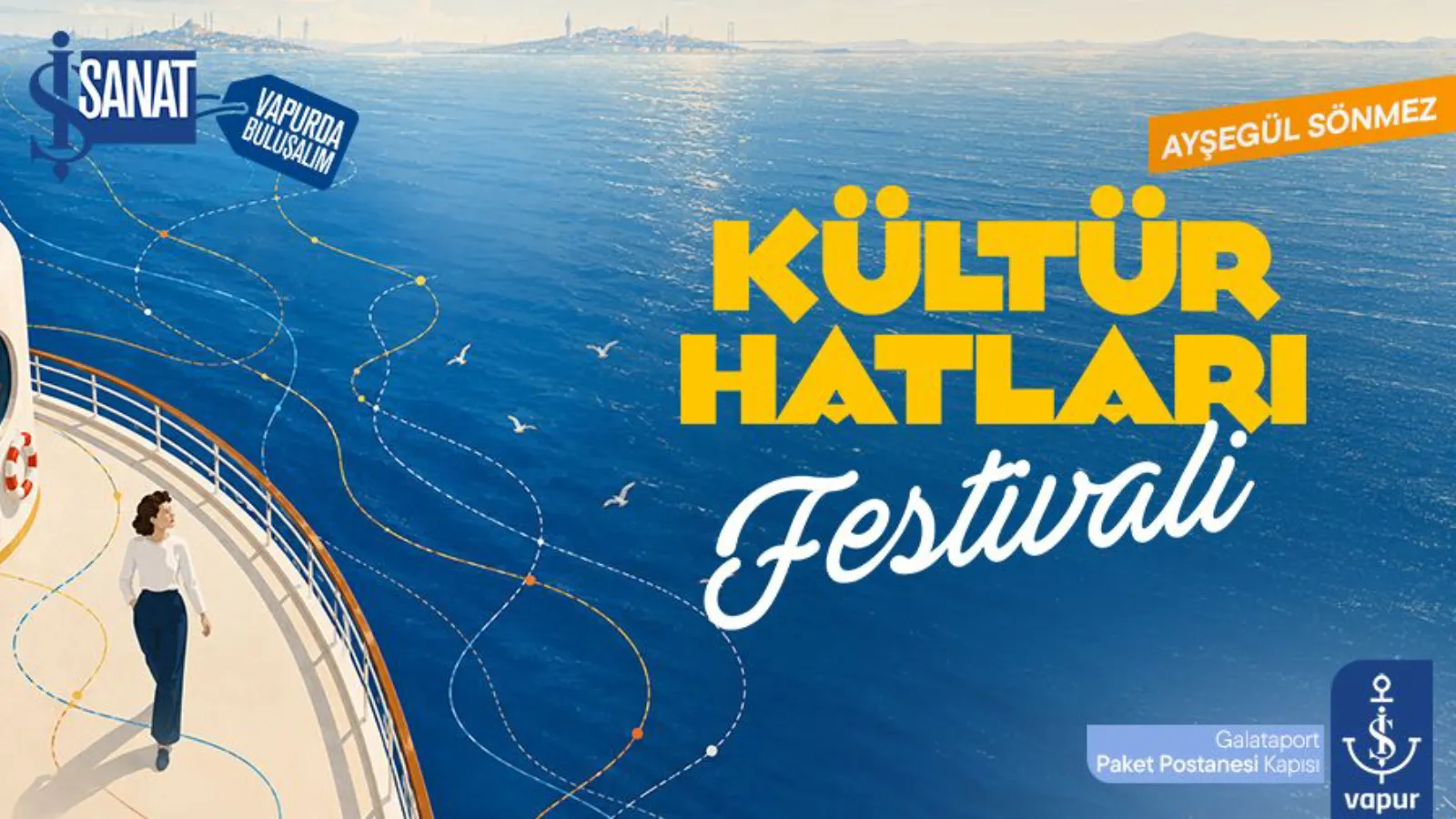 Kültür Hatları Festivali başlıyor: İstanbul'da bu kez sanat denize açılıyor