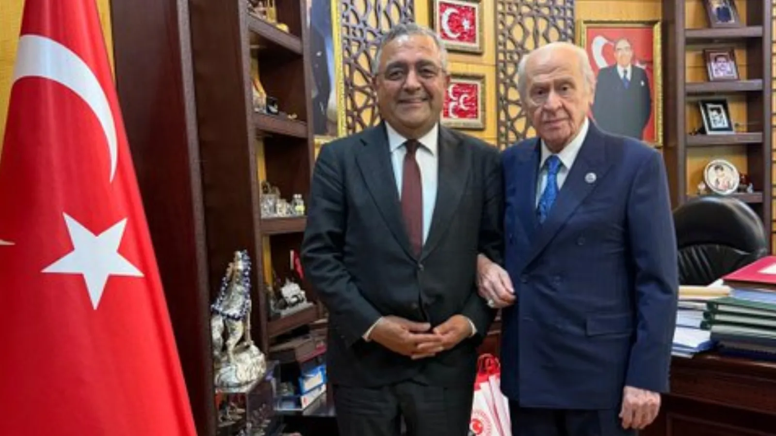 Bahçeli'yi ziyaret eden CHP'li Tanrıkulu: Kürt meselesinin barışçıl çözümü konusundaki çabaları dolayısıyla teşekkür ettim