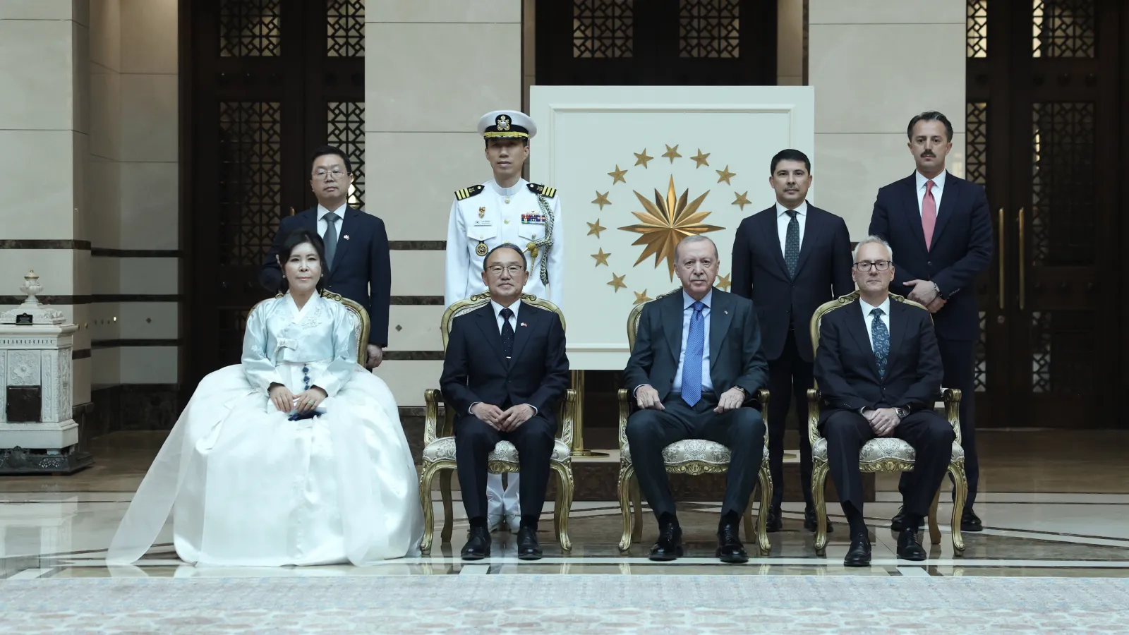 Erdoğan, büyükelçilerin güven mektuplarını kabul etti