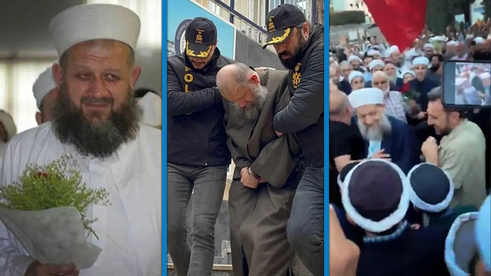 6 yaşındaki kızını evlendiren Hiranur Vakfı kurucusu Yusuf Ziya Gümüşel tahliye oldu, tarikat mensupları tekbir çekerek karşıladı