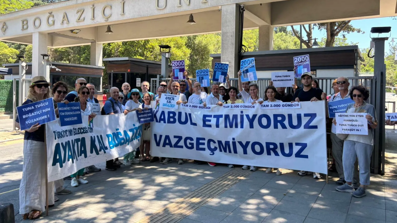 Boğaziçi'nde 2000 gündür süren direniş: Özgür, özerk ve demokratik üniversite için devam edeceğiz!
