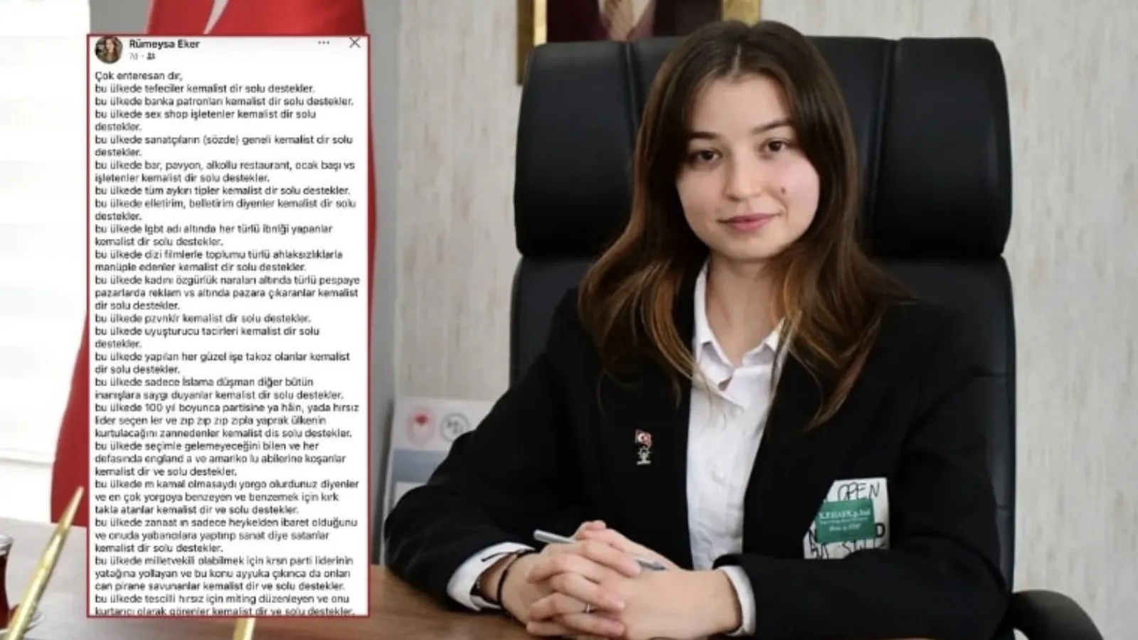 AKP'li Eker'den Atatürk ve cumhuriyeti hedef alan paylaşım: CHP suç duyurusunda bulundu; hakkında disiplin süreci başlatıldı