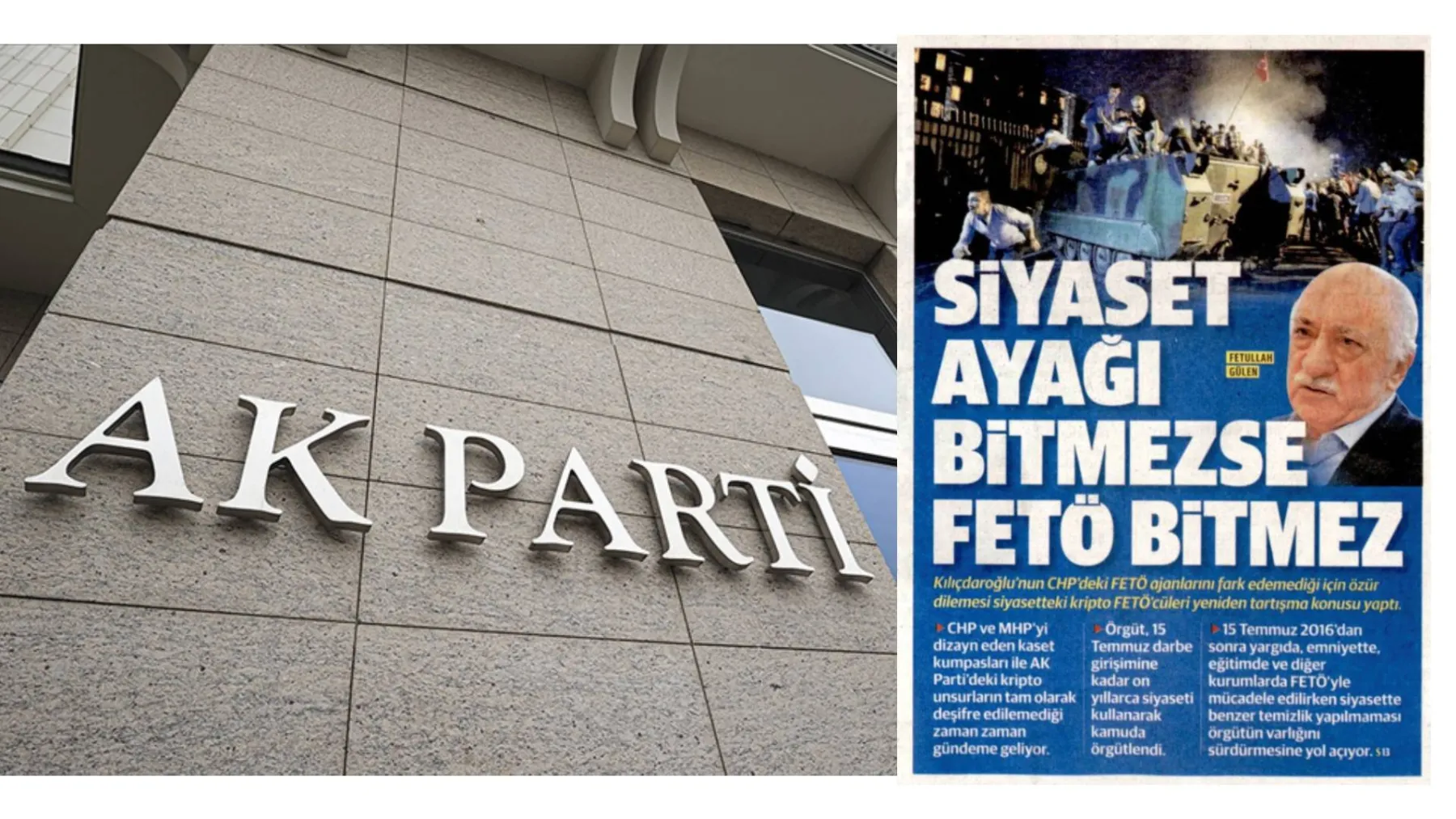Yeni Şafak: AK Parti'de kriptocuların karar alma mekanizmalarını etkilediği, aracından FETÖ'cü çıkan ismin bile etkin olduğu konuşuluyor