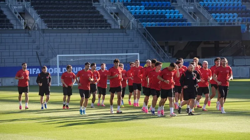 A Milli Futbol Takımı, ABD maçının hazırlıklarına başladı