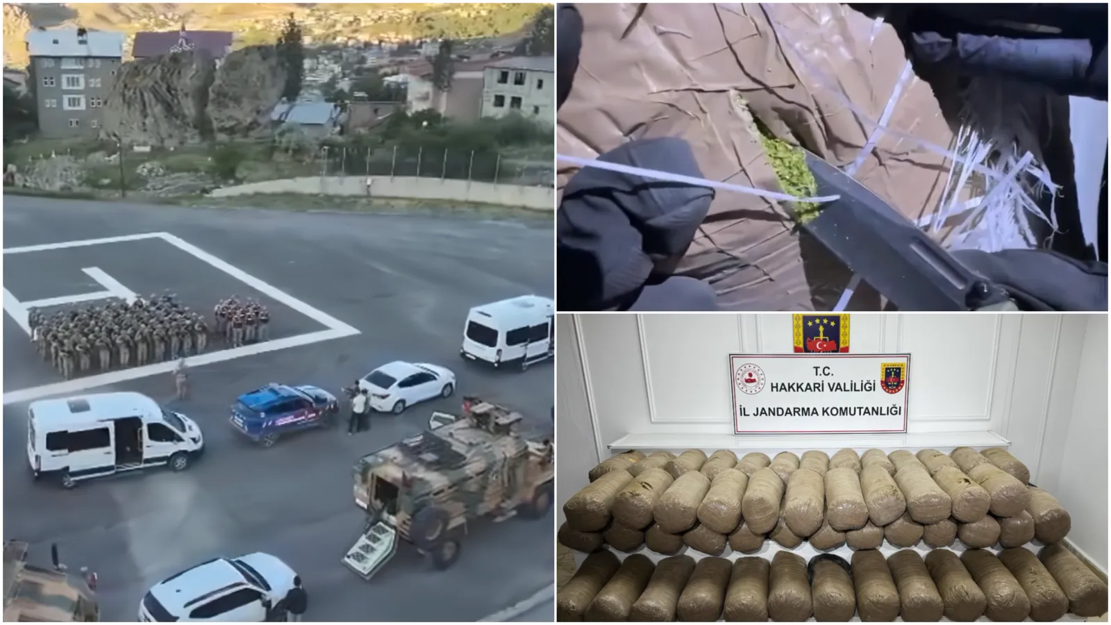 Jandarma'dan Hakkari’de uyuşturucu baskını: Yarım ton esrar ele geçirildi!
