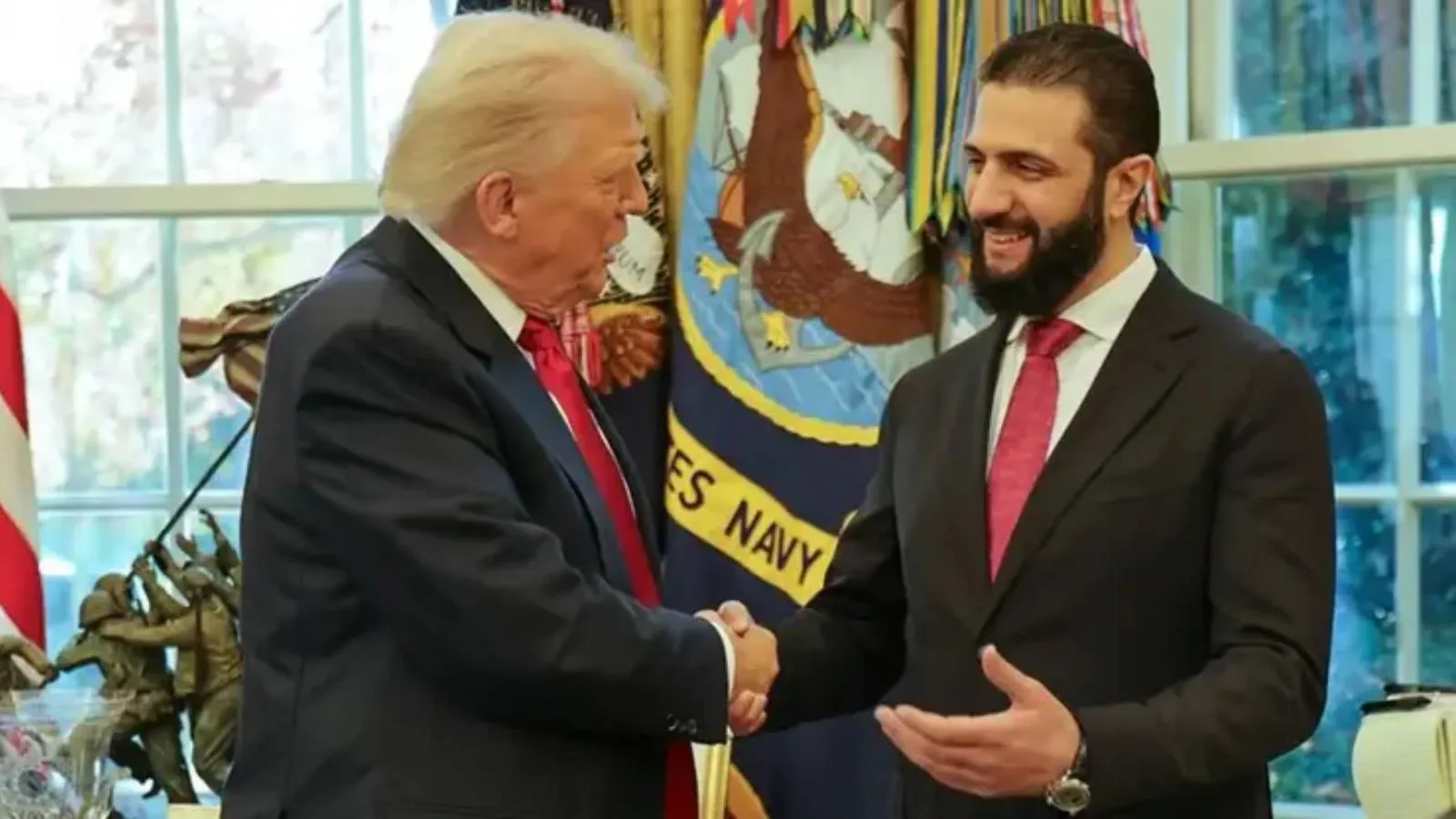Suriye Geçici Cumhurbaşkanı Şara ve ABD Başkanı Trump telefonda görüştü