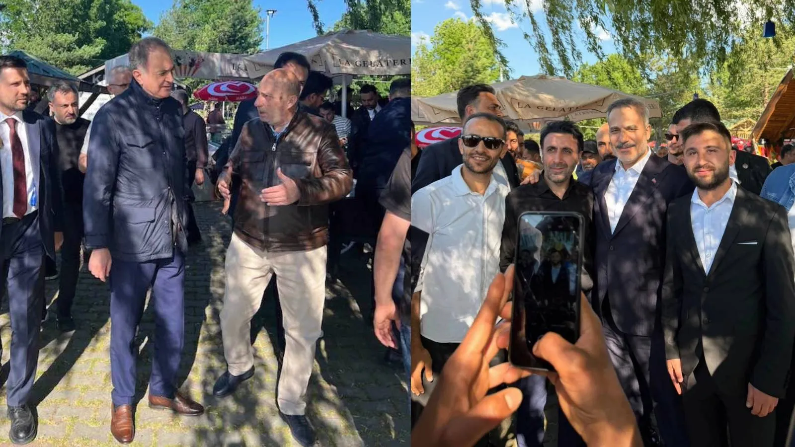 Hakan Fidan ve Ömer Çelik Bolu’da göl kenarında vatandaşlarla buluştu